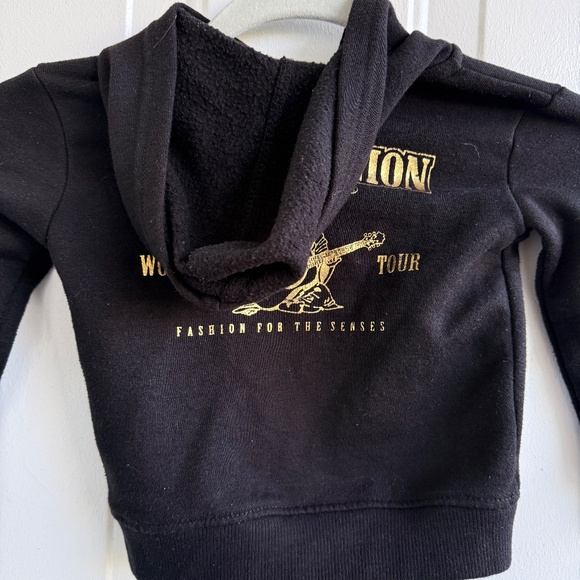 True Religion | Black Full Zip Hoodie | Baby 18 Months - Picture 3 of 6